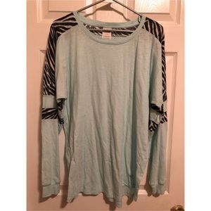 Pink long sleeve shirt size L